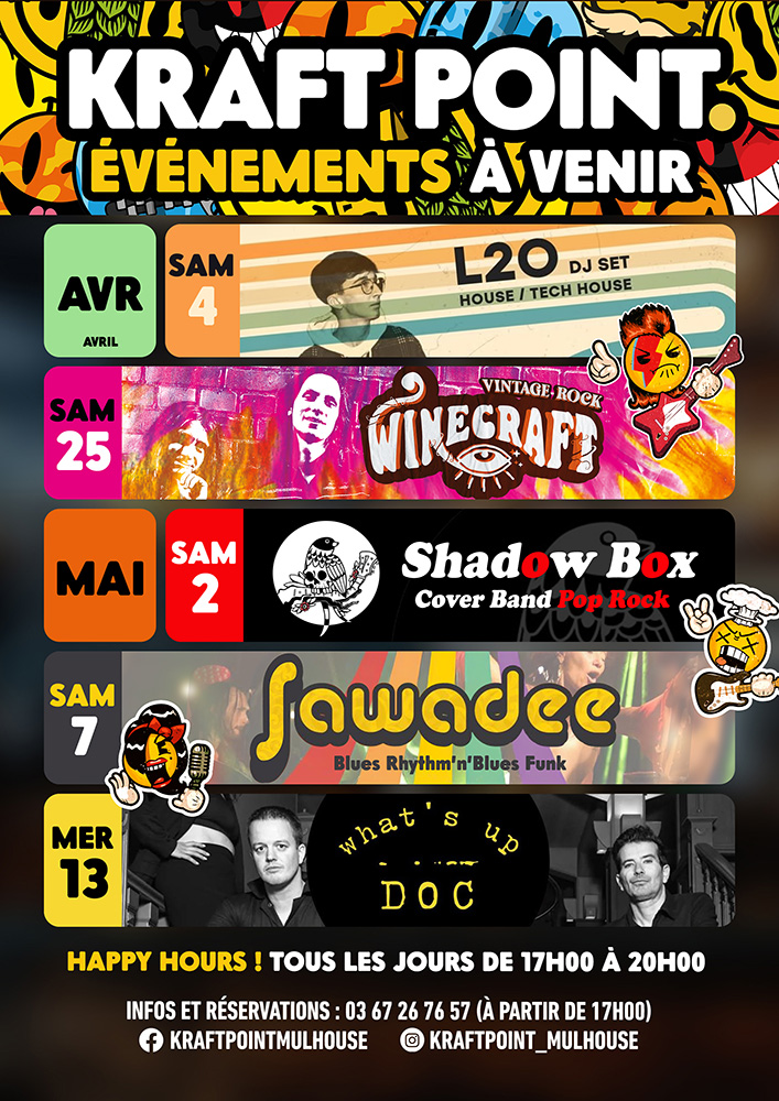 planning event avril - mai